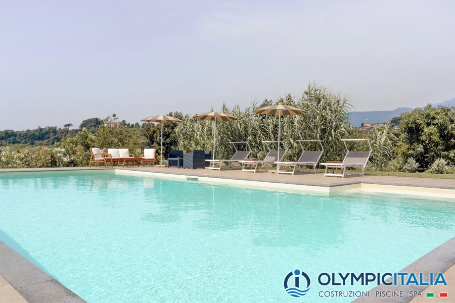 Realizzazione piscina per Puleera Boutique Hotel - piscina a norme UNI 10637 - Giarre Catania