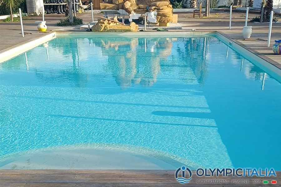 Realizzazione piscina presso agriturimo El Pavino Trapani - NORME UNI 10637